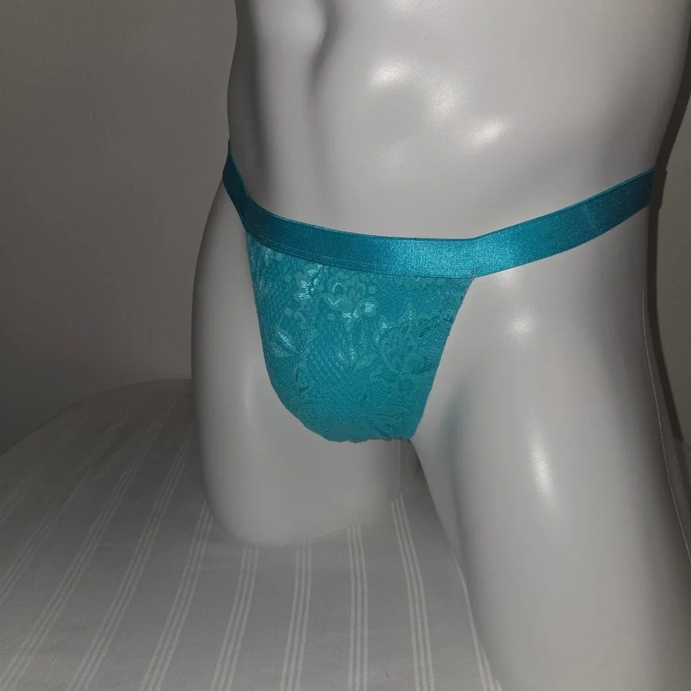 Cosabella Luxurious Stretch Italian Lace Thong Italian Underwear Mid-Rise Men's